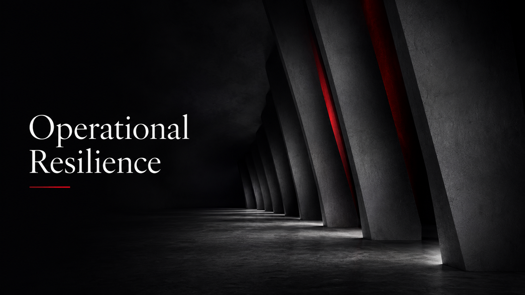 Operational Resilience — editorial visual